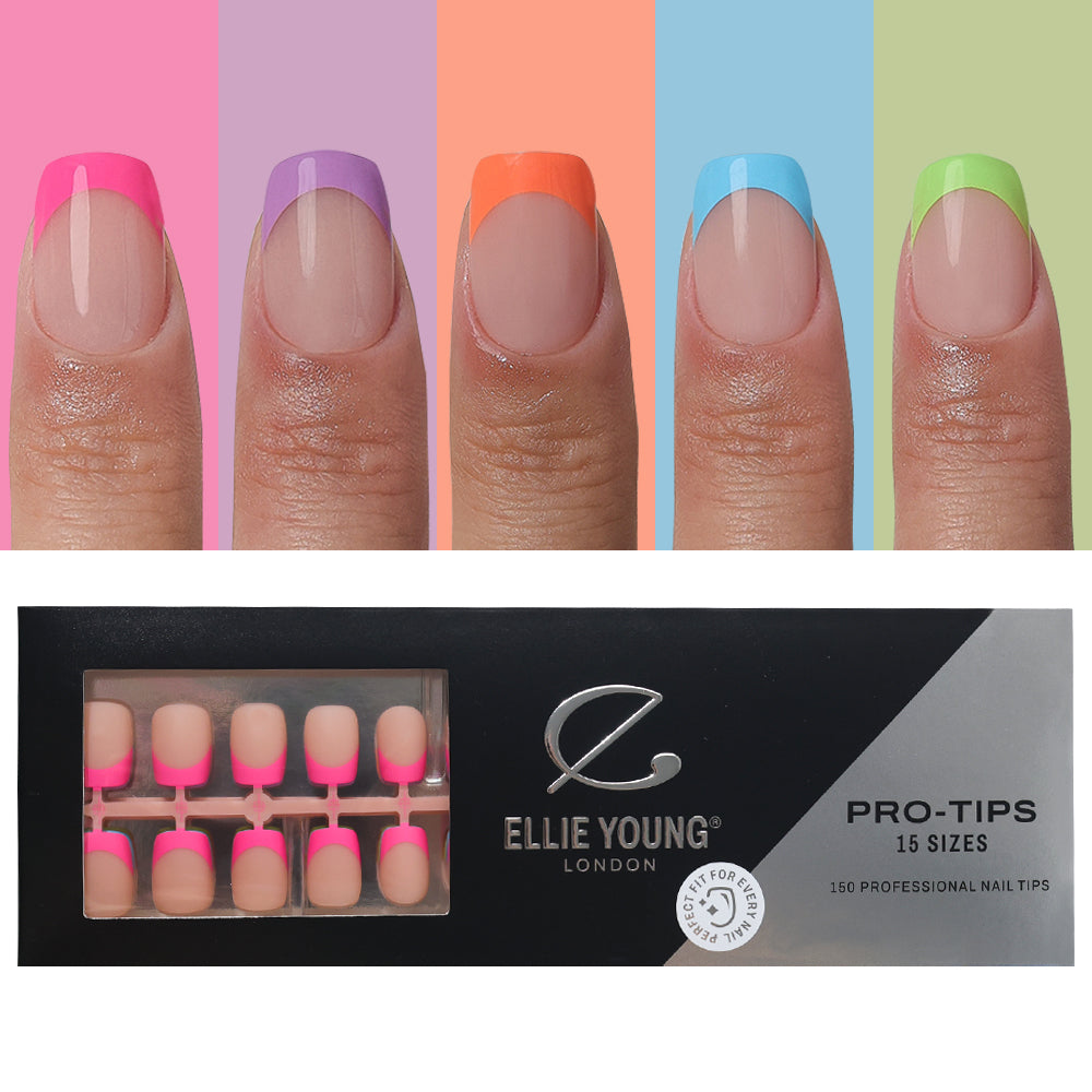 Rainbow Tips | Short Square | ProTips