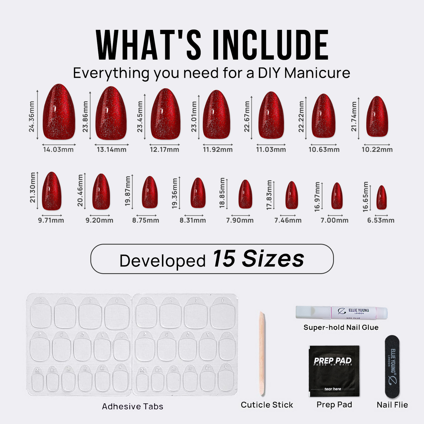 Ruby Sparkle | Medium Almond