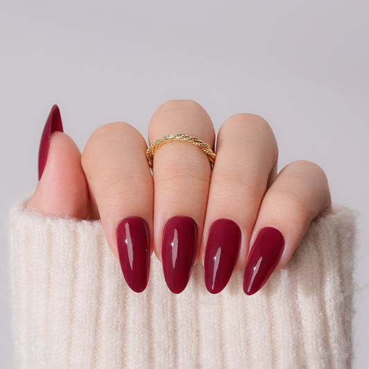 Merlot | Medium Almond | EASY PRESS™