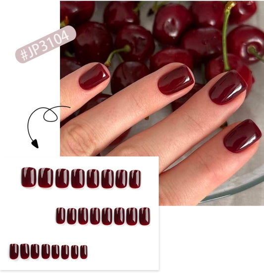 Cherry Red | Short Square