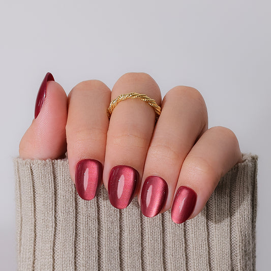 Ruby Burgundy | Short Oval | EASY PRESS™