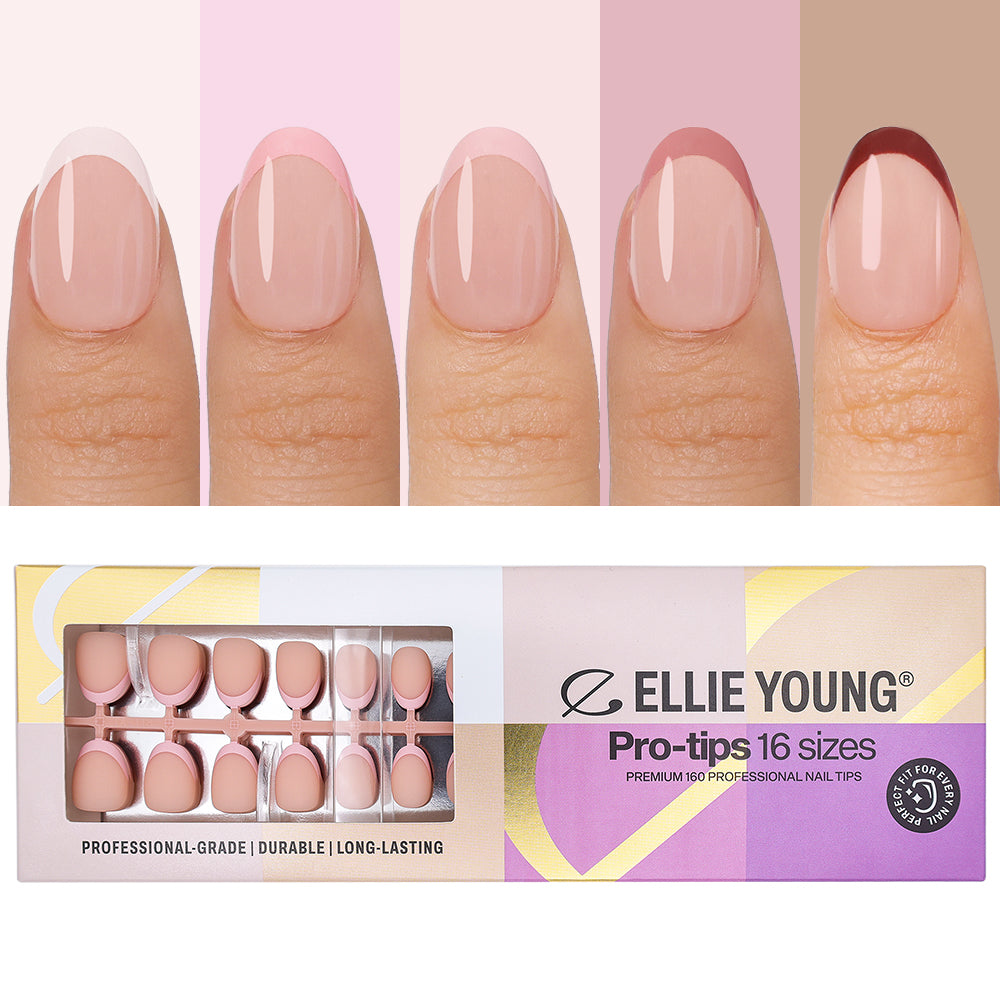 Mocha Nude French Tips | Short Oval | ProTips