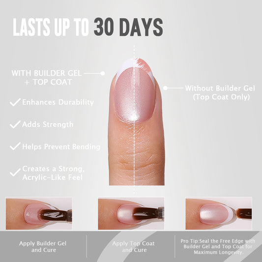 Milky Pearl French Cat Eye | Short Oval | ProTips