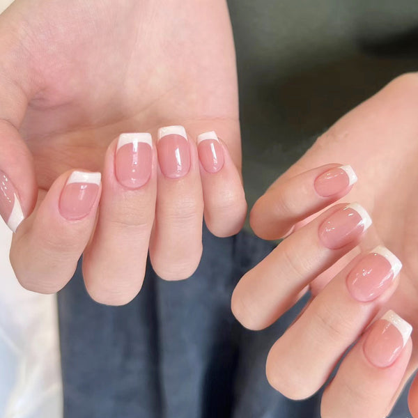 Nude French Tip | Short  Coffin