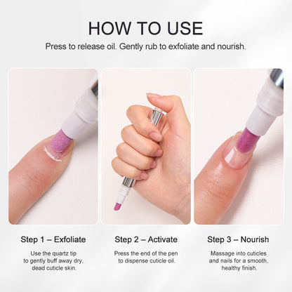 3-in-1 Nail & Cuticle  Care Pen