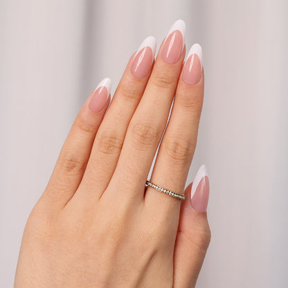 Nude French Tip | Medium Almond | ProTips