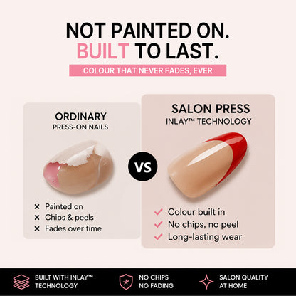 Lemon Aura | Short Almond | SALON PRESS | INLAY TECHNOLOGY™