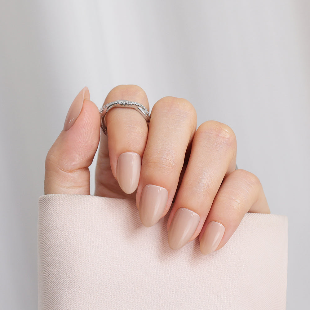 Classy Nude | Short Oval | SALON PRESS™