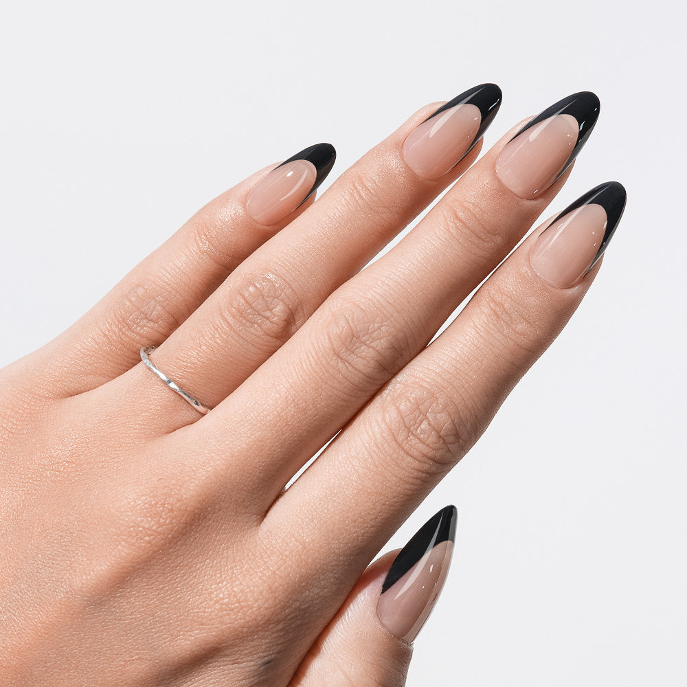 Brown French Tip | Medium Almond | ProTips