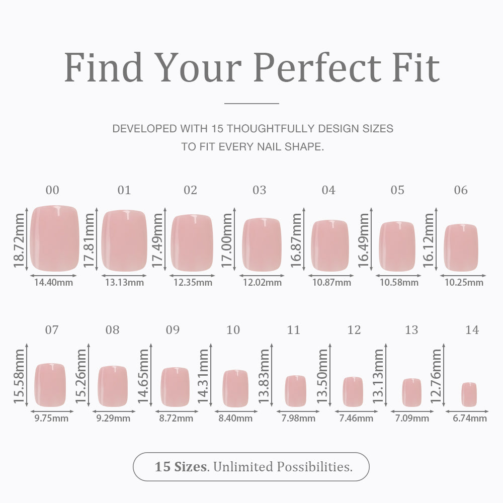 Barely There | Short Square | EASY PRESS™