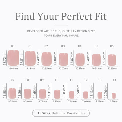 Barely There | Short Square | EASY PRESS™