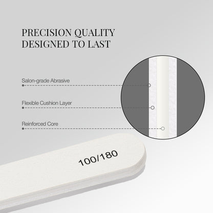 100/180 Nail File | 3pcs