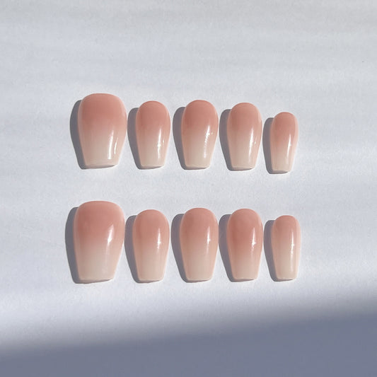 Ombre Pinkish | Coffin | Handmade