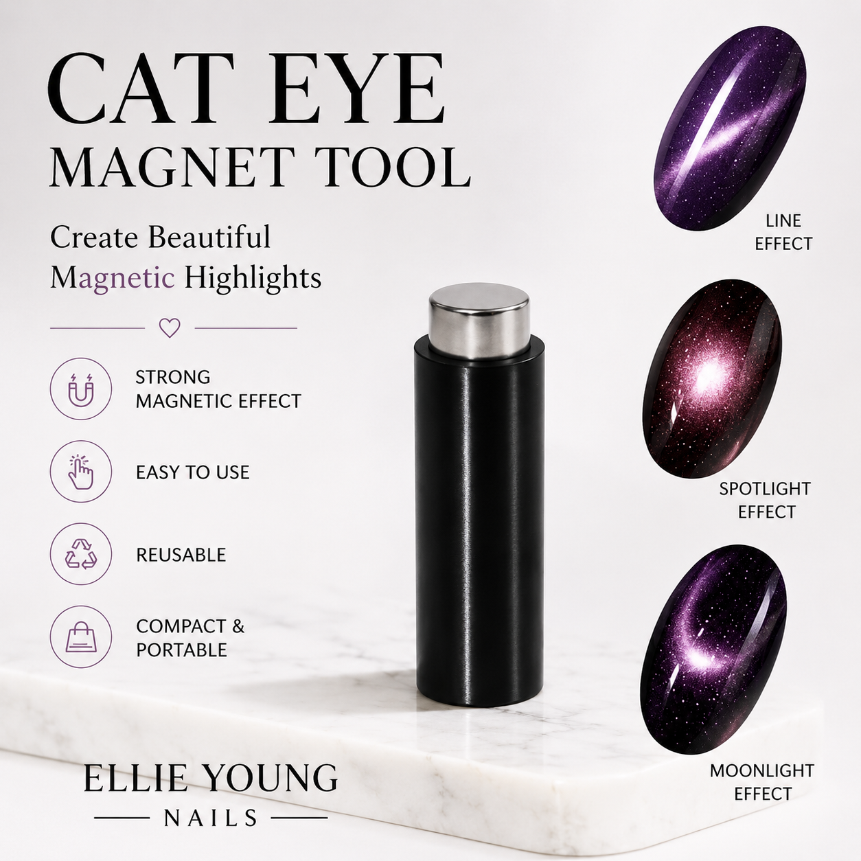 Ballet Slipper | Cat-eye | Pocket Salon™ One Step Gel Pen