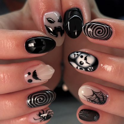Tim Burton | Short Oval | Halloween | EASY PRESS™