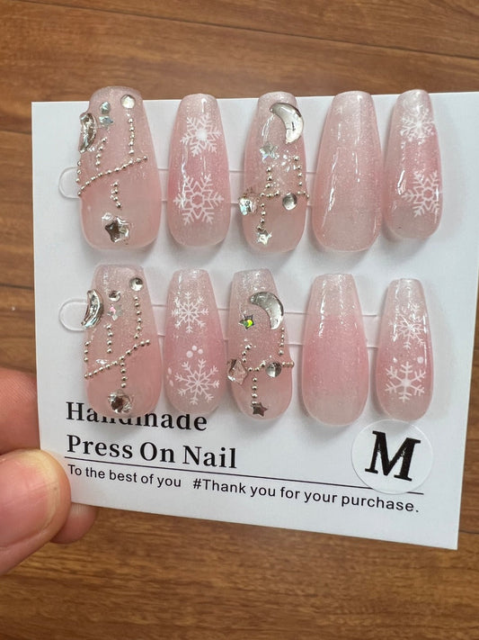 Ombre Snowflake |  Ballerina | Handmade