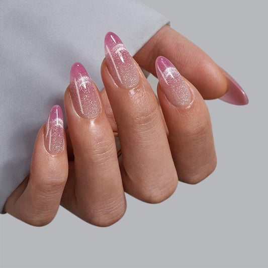 Rosy Dew| Medium Almond | SALON PRESS™