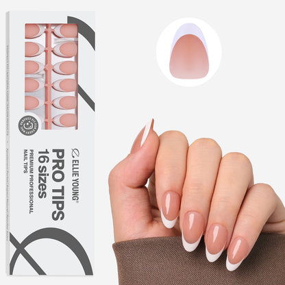 Brown French Tip | Short Almond | ProTips