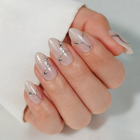 Cyber Shell | Short Almond | SALON PRESS™