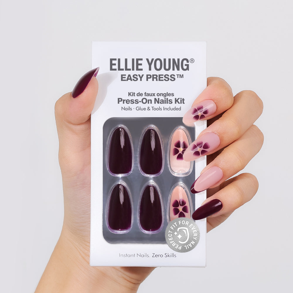 Burgundy Manor | Medium Almond | EASY PRESS™