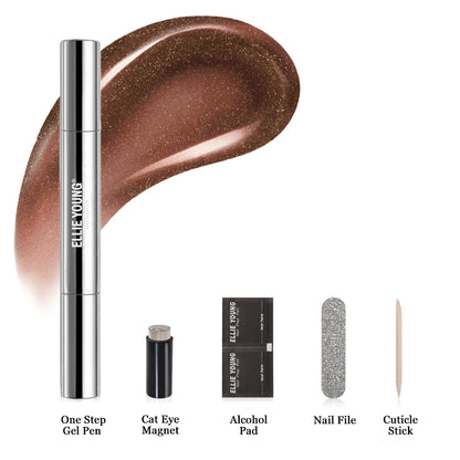 Bronze Ember | Cat-eye | Pocket Salon™ One Step Gel Pen