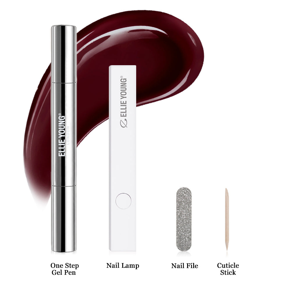 Merlot Noir| Pocket Salon™ One Step Gel Pen