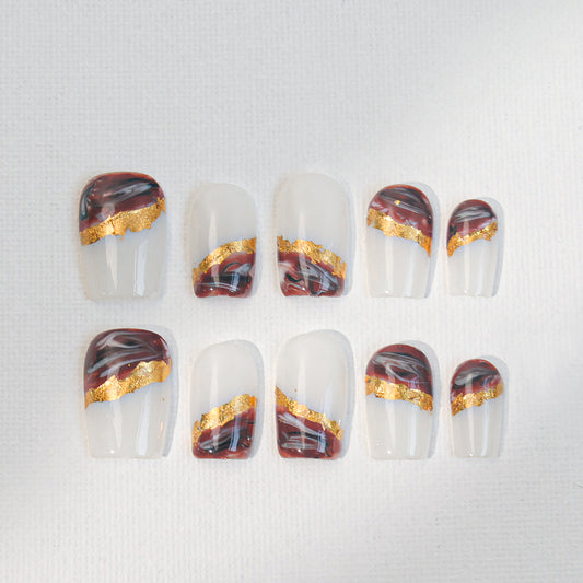 Ombre Marble | Medium Square | Handmade