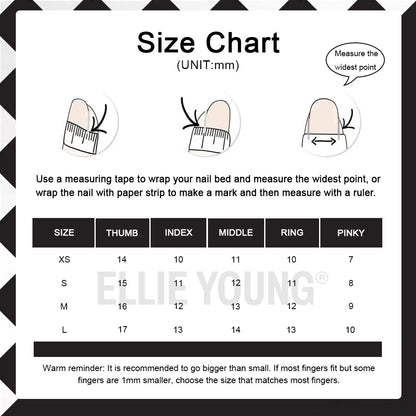 Blue Fower French Tip | Almond | Handmade