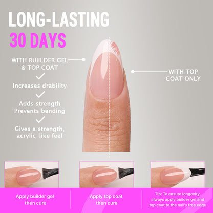 Nude French Tip | Short Almond | ProTips