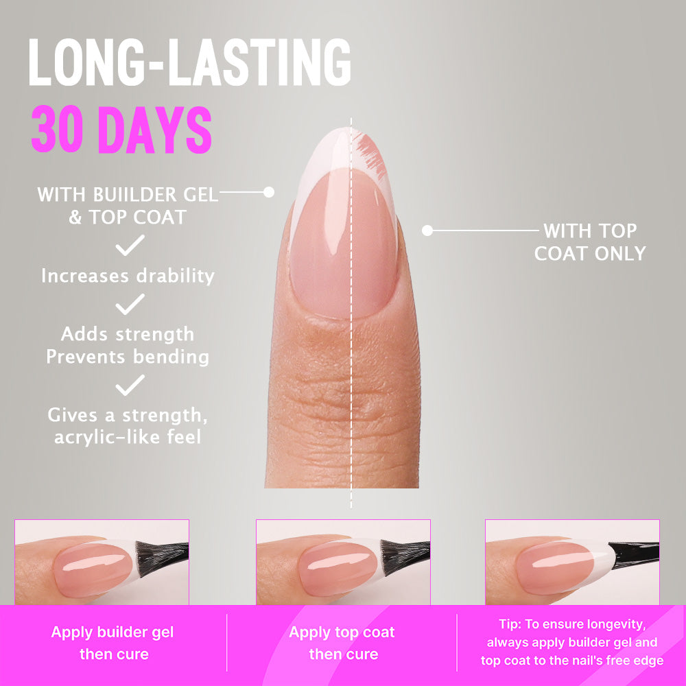 Nude & French Mix Nail Kit | Short Almond | ProTips