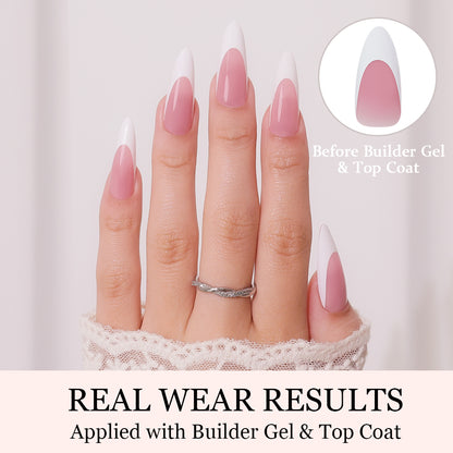 Jelly Pink French Tip | Long Almond | ProTips