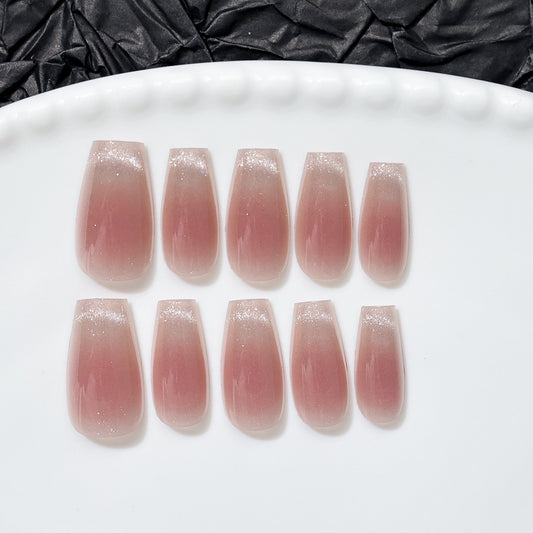 Peach | Medium Coffin | Handmade