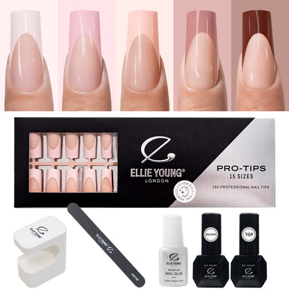 Neutral & Nude Tips | Long Square | ProTips