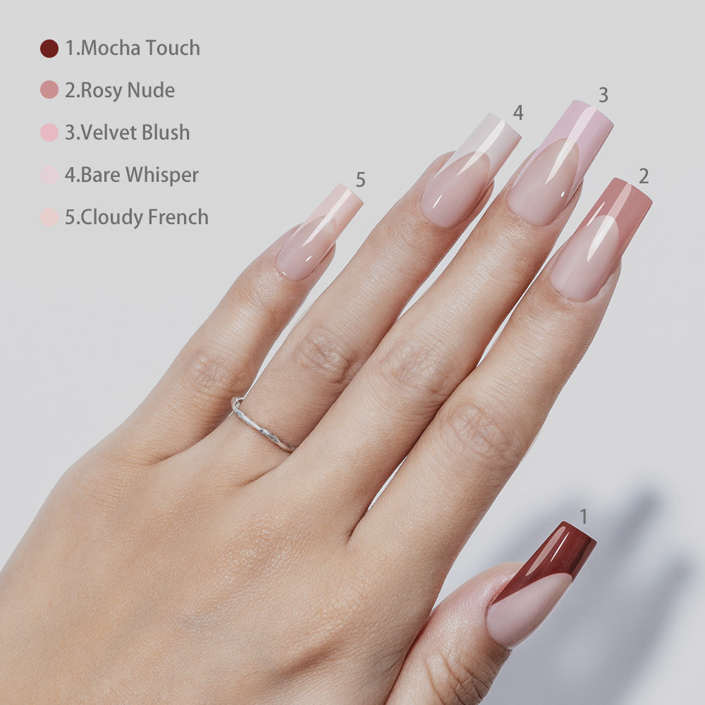 Neutral & Nude Tips | Long Square | ProTips
