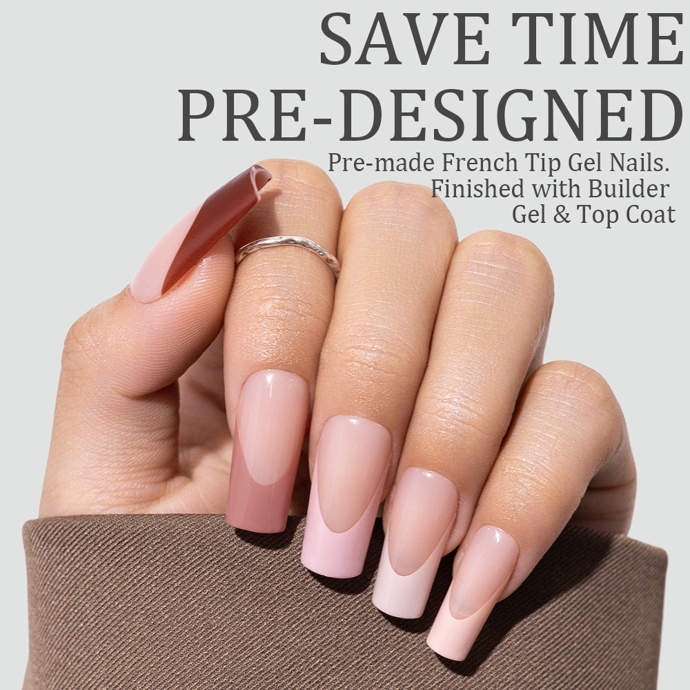 Neutral & Nude Tips | Long Square | ProTips