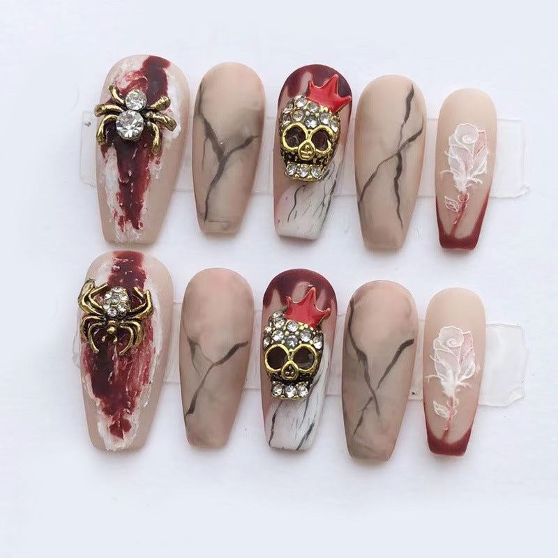 Bloody Skull | Handmade Nail