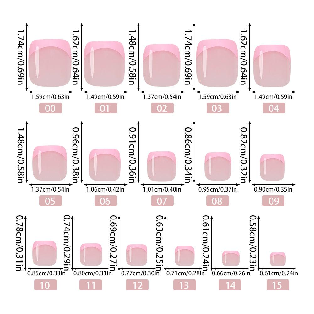 Blush Tips | Toenail | EASY PRESS™