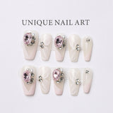 The white princess | Handmade Nail