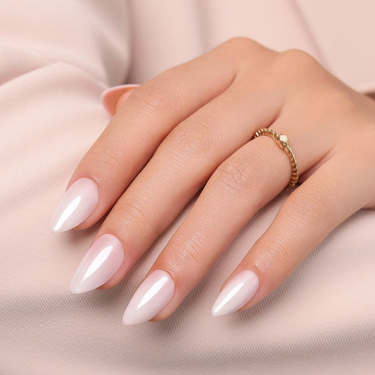 Pink Glaze | Short Almond