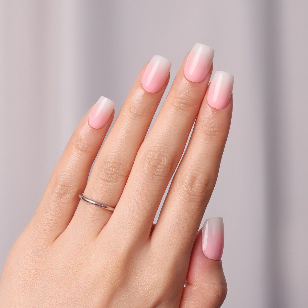 Baby Pink Ombre | Short Square