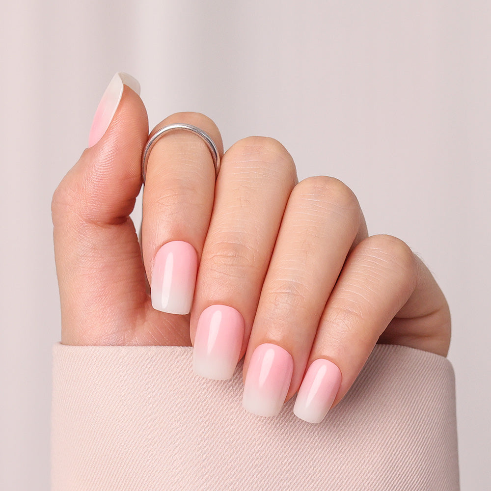 Baby Pink Ombre | Short Square