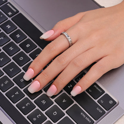 Baby Pink Ombre | Short Square