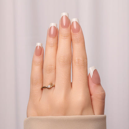 Neutral French | Medium Squoval