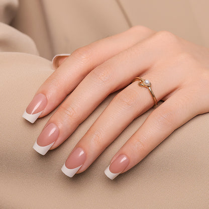 Neutral French | Medium Squoval