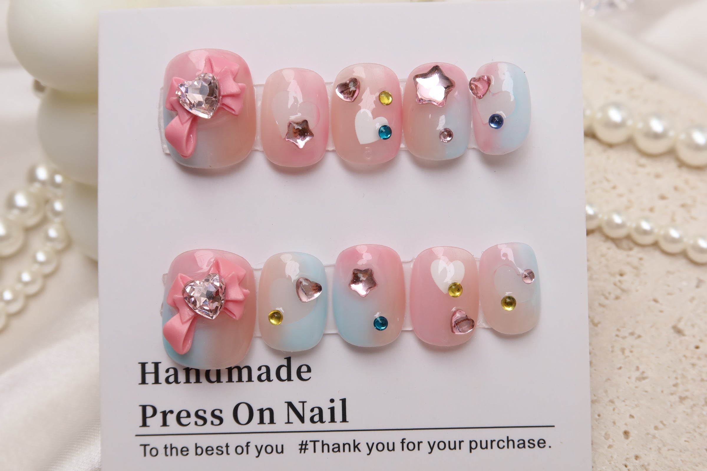 My Childhood | Handmade Press on Nail