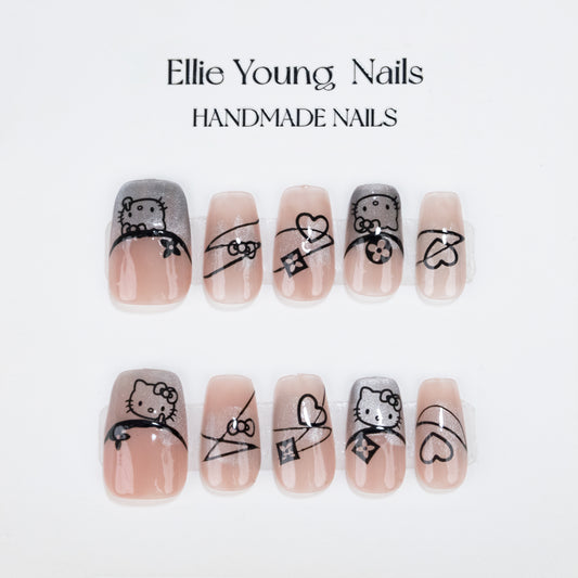 Cute Cat | Short Coffin | Handmade