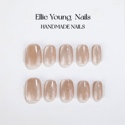 Nude Cat Eyes | Short Square | Handmade