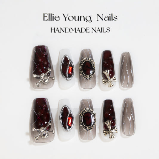 Bloddy Mary | Halloween | Medium Coffin | Handmade