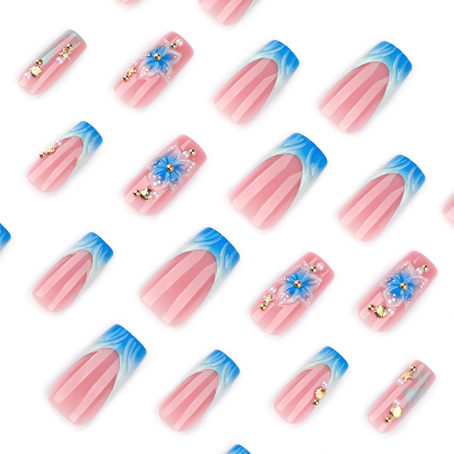 Sea Bloom | Long Square | EASY PRESS™