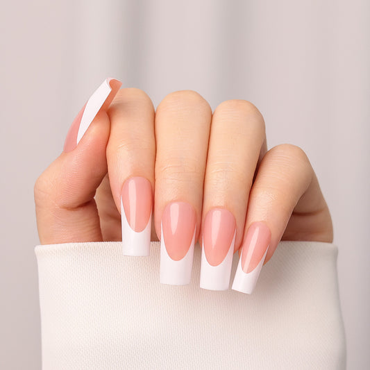 Nude French Tip | Long Square